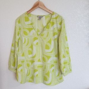 BANANA REPUBLIC Long Sleeve Blouse Size Large